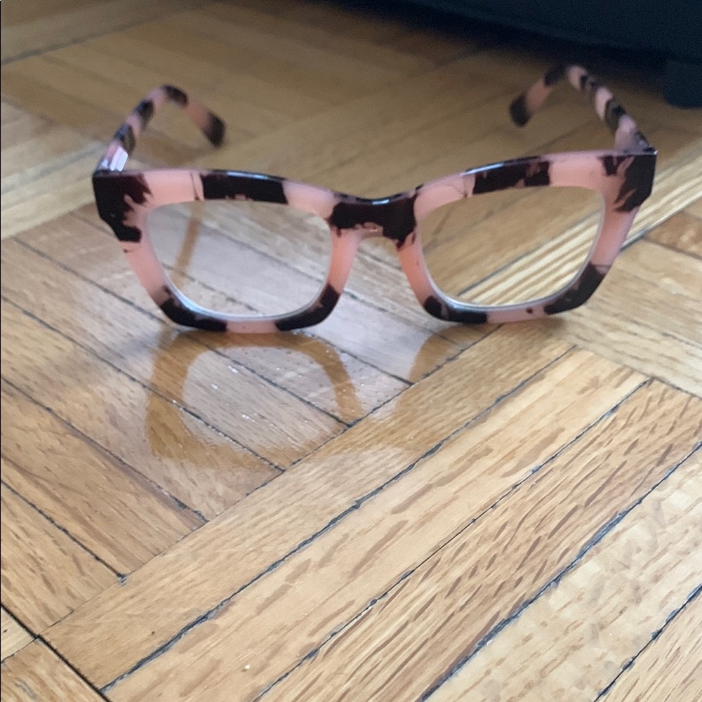 Pink and Black Tortoiseshell Glasses
